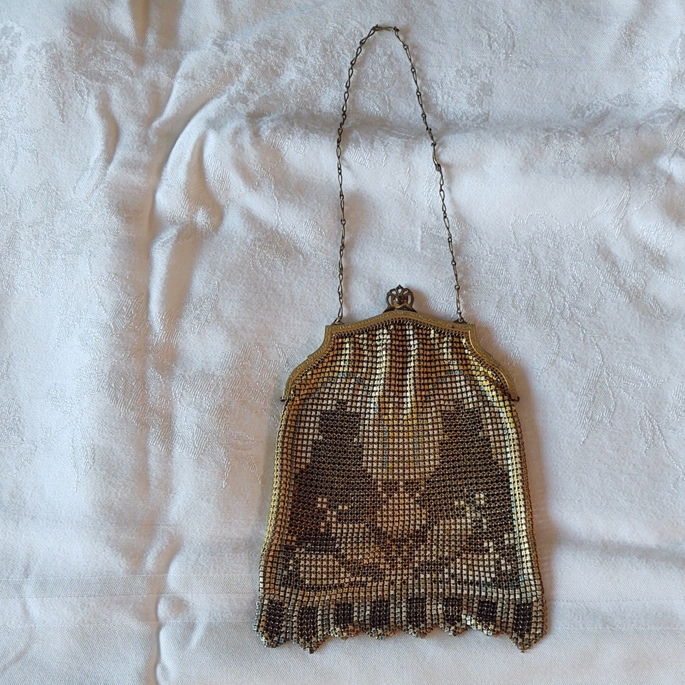 Vintage Antique Metal Mesh Purse